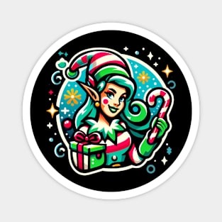 Christmas Elf - Joyful Holidays in Colors Magnet